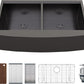 36-Inch Undermount Kitchen Sink Workstation, 16 Gauge Stainless Steel Double Bowl Kitchen Sink with Cutting Board, Drying Rack, Roll-Up Rack and Drain Assembly