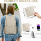 ZOMFELT Hiking Backpack for Women Men, 20L Lightweight Packable Backpacks for Trip, Water Resistant Small Travel Backpack, Foldable daypack for Hiking, Walking, Cycling, Camping, Beige - Roamly