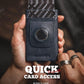 DUGRAFT Pop Up Wallet with AirTag Holder, RFID Blocking Air Tag Wallet with Money Clip Smart Credit Card Holder Wallet for Men(AirTag Not Included)