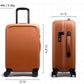 Bellroy Transit Carry-On Large (46L carry-on luggage, with hard shell and removable packing cells) - Bronze