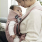 BabyBjörn Baby Carrier Mini, Cotton, Dusty Pink Newborn Carrier (7-25 lbs), Ergonomic, Easy-to-Use