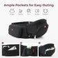 Momcozy Baby Carrier with Hip Seat, 2-in-1 Forward-Facing Carry for Active Babies, Detachable Hands-Free Infant Carrier up to 44lbs, All Seasons Toddler Carrier Fits Waist Sizes up to 45 Inches, Black