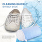 Shoe Washing Machine Bags, Reusable Laundry Bag for Washer and Dryer, Durable Fluffy Fiber Keep Clean, 2 Pairs Adjustable Trees for All Shoes, Blue