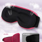 3D Contoured Sleep Mask with Bluetooth Headphones, Eye Masks for Sleep, Sleeping Mask with Ultra-Thin Stereo Speakers for Men, Women, Gifts - Rose Red