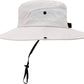 Womens Summer Sun Hat Beach Hat Wide Brim Outdoor UV Protection Hat Foldable Cool Mesh Ponytail Bucket Hat