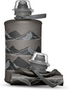 HydraPak Stow - Collapsible Backpacking Water Bottle (350ml, 500ml, 1L) - BPA Free, Ultra Light, Spill-Proof Twist Cap