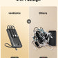 VEEKTOMX Portable Charger with Built-in Cables, 20000mAh Power Bank for iPhone, Fast Charging USB C Battery Pack, Travel Essentials Powerbank Compatible with iPhone, Samsung, Android, etc