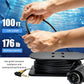 Fish Finder Depth Finder, 4.3 Inch Underwater Fishing Camera Portable Fishfinder with 480 * 272 HD Display, 100FT/Waterproof IP68, for Kayak/Boat/Ice Fishing, Includes Transducer & Mounting Kit