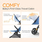 Lightweight Baby Strollers for Airplane, Ultra-Compact Travel Stroller, Light & Strong Portable Toddler Stroller with Carbon Fiber Frame and UPF 50+ Waterproof Canopy, Only 9.9 lbs, Blue