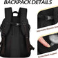 LARIPOP Basketball Bag, Sports Backpack with Ball Holder & Shoe Compartment, Water Resistant Gym Bag for Soccer Volleyball Travel