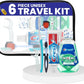 Trektote 6-Piece Travel Size Toothbrush and Toothpaste Set (25 Pack) - TSA Approved Toothbrush Travel Kit - Includes Toothpaste and Mouthwash - Dental Oral Care Kit