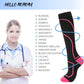 Compression Socks for Women Men Circulation Knee High 8 Pairs for Nurses, Running, Travel, Athletic