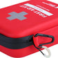 Breakwater Supply™ First Aid Kit for Car, Home, Office, Travel, Dorm, Businesses, 101 Piece HSA FSA Household & AirBNB Essentials Medical Kit & Emergency Supplies with Ice Pack + Waterproof Case Red