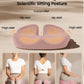 ProtoArc Seat Cushion, Office Chair Cushion for Sciatica, Coccyx Cushion, Ergonomic Memory Foam Seat Cushion for Car, Home, Pressure Relief Pad for Hip, Tailbone, All Day Comfort - Pink