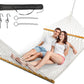 Double Hammock for 2 Person, Handwoven Cotton Rope Hammock with Spreader Bar Without Stand - Indoor & Outdoor Use for Patio, Poolside, Backyard (White)