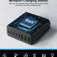 500W USB C Charger Block, 8-Port USB C Charging Station Fast Charging PD 120W PC Laptop Charger Adapter Compatible with MacBook Pro/Air/All iPad,DELL, iPhone 16/15/14/13/Pro Max/Galaxy