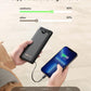 VEEKTOMX Portable Charger with Built-in Cables 30000mAh Power Bank for iPhone 22.5W Fast Charging USB C Battery Pack Travel Essentials Powerbank Compatible with iPhone, Android, etc(1 Pack)