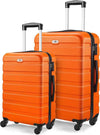 Suitour 2 piece Luggage Sets with Spinner Wheels,Hardside Lightweight 20/24 inch Suitcase Set