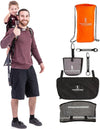 Piggyback SCOUT Toddler Carrier Backpack Deluxe with 6-Piece Accessory Set: Hip Belt, Carry Bag, Side Pocket, Mud Flap, Water Bottle & More - For Ages 2-4 (Under 50 lbs) - Hiking & Travel