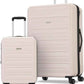 American Tourister Westridge Hardshell Luggage Set - 2 Piece Set - 20/28" Carry-On & Large Checked Luggage Set with Spinner Wheels - Expandable Hard Suitcases for Travel - Hard ABS Shell - Light Pink