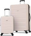 American Tourister Westridge Hardshell Luggage Set - 2 Piece Set - 20/28" Carry-On & Large Checked Luggage Set with Spinner Wheels - Expandable Hard Suitcases for Travel - Hard ABS Shell - Light Pink