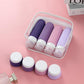 Travel Bottles for Toiletries - 8 Pack, TSA Approved 3oz Travel Containers, Leak Proof Silicone Squeezable Cream Jars with Clear Bag