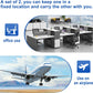 Airplane Footrest Hammock, Foot Hammock for Plane Travel, Portable Height Adjustable Travel Footrest Hammock Accessories, Lightweight Foot Hammock Suitable for Offices, Airplanes 2 pcs