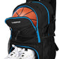 LARIPOP Basketball Bag, Sports Backpack with Ball Holder & Shoe Compartment, Water Resistant Gym Bag for Soccer Volleyball Travel