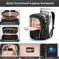 Swissdigital Design Laptop Backpack For Women，Travel Backpack With USB Charging Port，Fits 15.6 Inch School Computer Backpacks For Work Business,Platinum | KATY ROSE