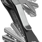 KeySmart Rugged - Multitool Key Holder for Keychain w/Bottle Opener and Pocket Clip, Organizer for Keys, EDC Keychains, Ring for Car Fobs Key Chains, Expandable (Up to 14 Keys, Black)