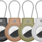 Waterproof Airtag Holder,4 Pack Airtag Case with Secure Lock,Airtags Keychain for Apple Air tag,Anti-Lost Protective Case Air tag Accessories for GPS Tracker Luggage,Bag,Key,Pet-Black/Brown/Green/Gray
