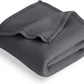 Bare Home Polar Fleece Blanket - Full/Queen - Warm & Cozy - Premium Fleece - Throw for Bed, Sofa, Camping, Travel and Cold Nights - Lightweight Blanket (Full/Queen, Forged Iron Grey)