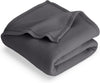 Bare Home Polar Fleece Blanket - King - Warm & Cozy - Premium Fleece - Throw for Bed, Sofa, Camping, Travel and Cold Nights - Lightweight Blanket (King, Forged Iron Grey)