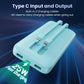 Portable Charger 40,800mAh Power Bank, 25W PD QC 4.0 Fast Charging Portable Phone Charger with Built-in Cables,LCD Display USB C Battery Pack Compatible with iPhone 16/15/14,Android Samsung (Green)