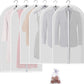 Garment Bags for Hanging Clothes, Clear Plastic Closet Storage Covers with Cedar Balls, 24" x 43"/54”, 6 Pack
