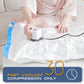 Vacuum Seal Bags for Clothing, 22 Pack Vacuum Storage Bags (4 Jumbo, 4 Large, 4 Medium, 6 Small, 4 Roll) for Clothes Comforters, Travel Space Saver Bag with Compact Electric Pump (2025 Upgrade)