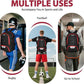 LARIPOP Soccer Backpack Soccer Bag with Ball Holder & Shoe Compartment Youth Sports Equipment Training Bag