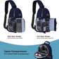 MOSISO Camera Sling Bag, DSLR/SLR/Mirrorless Camera Backpack Case Shockproof Photography Backpack with Tripod Holder & Removable Modular Inserts Compatible with Canon/Nikon/Sony/Fuji