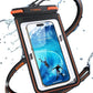 TORRAS IPX8 Waterproof Phone Pouch Floating, Underwater Screen Touchable, Water Proof Case with Lanyard for iPhone 16 Pro Max 15 S25, Cellphone Dry Bag Cruise Essentials 7.0 inch, Black