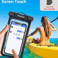 Universal Waterproof Phone Pouch-Waterproof Phone Case for iPhone 15 14 13 12 Pro Max XS Plus Galaxy S24+ S23 Up to 7",IPX8 Waterproof Cellphone Dry Bag Beach Vacation Cruise Ship Essentials-2 Pack