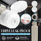Travel Bottles for Toiletries, TSA Approved Silicone Travel Size Containers for Toiletries, BPA Free Leak Proof Refillable Essentials Accessories, Shampoo and Conditioner Bottles (Cream)