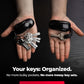 KeySmart Keychain Key Holder - Compact Key Organizer for Key Chain Key Ring, EDC Key Chains for Car Fobs Keychains