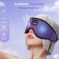 LC-dolida Sleep Mask with Bluetooth Headphones Bluetooth Sleep Mask Sleep Headphones,3D Eye Mask for Sleeping Mask Music Sleeping Headphones for Side Sleepers Meditation Gifts Gadgets for Men Women
