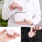Metal Pill Container Pill Case - Waterproof Pill Box for Daily Travel, Single Pill Hplder for Pocket Purse, Portable Medicine Organizer, Ideal for Medication Fish Oils, Unique Gift Pink