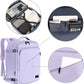 MATEIN Carry on Backpack for Women, 40L Heavy Duty Travel Backpack Airplane Approved, Expandable Simple Fashion Daypack, Frequent Traveler Gifts, Light Purple