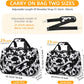 Underseat Carry On Luggage Lightweight Travel Tote Weekender Bag Overnight Duffle Bag for Travel, Travel Essentials Personal Item Travel Bag for Women and Men, Cow Pattern-16Inch