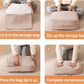 XL Ultra Space Saving Bags self compression organizer bags space saver bag for comforters Storage bag organizer for blankets bedding clothes(Beige-1PCS)