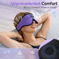 Voerou Sleep Headphones Bluetooth 5.4 Eye Mask, Sleep Mask with Bluetooth Headphones Wireless for Side Sleepers, Bulit-in Ultra-Thin Stereo Speakers Suitable for Sleep, Cool Gadgets for Men Women
