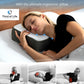 Travel pillow Re-Charge Intense with Activated Charcoal | Orthopedic cervical side sleeper pillow | Ergonomic memory foam against neck pain | Innovative Intense technology for deeper sleep