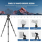 NEEWER TP09 Carbon Fiber Mini Tripod Compatible with iPhone, 20" Lightweight Compact Travel Desktop Tripod Stand with Ball Head, Phone Holder, Remote for Phone DSLR Camera Video Camcorder Webcam
